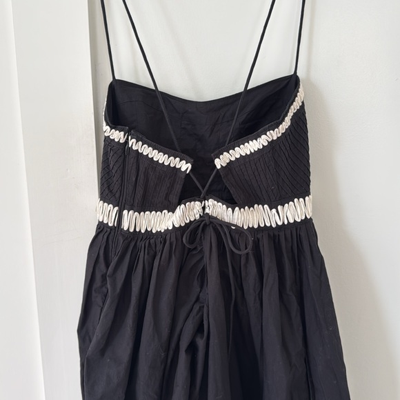 ULLA JOHNSON Hollis embroidered appliquéd pintucked cotton-poplin midi dress 0 - Picture 10 of 15